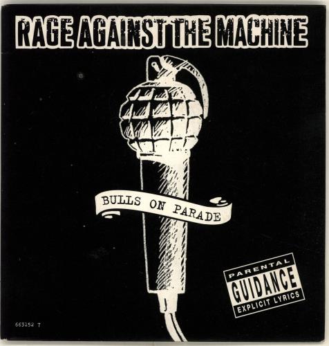 Rage Against The Machine Bulls On Parade - Red Vinyl UK 7